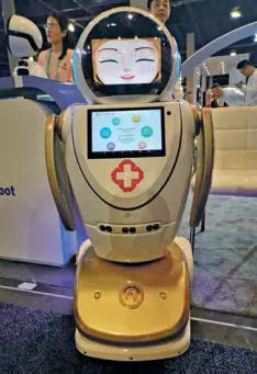  ?? &DR' ?? Le robot compagnon pour seniors du chinois Chuangze, un bon exemple de la tendance IA émotionnel­le.