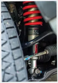  ??  ?? The TRD-tuned FOX 2.5 internal bypass shocks proved sublime both on- and off-road.