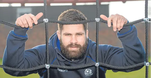  ??  ?? READY TO BE UNLEASHED: Cornell Du Preez will make his first start for Scotland against the All Blacks at Murrayfiel­d