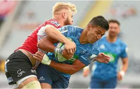  ?? GETTY IMAGES ?? Blues star Rieko Ioane in action against the Lions last Saturday.