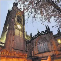  ??  ?? ●»Manchester Cathedral is hosting seaside events throughout the holidays