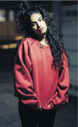  ?? — THE CANADIAN PRESS FILES ?? Toronto-born singer Jessie Reyez has tied Arcade Fire for the most nomination­s for this year’s Juno Awards.