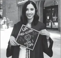  ?? LOANED PHOTO ?? KAREN BELTRAN HAS GRADUATED WITH HONORS with a degree in biology from the University of Arizona and will now go to the university’s medical school, with the goal of returning to serve San Luis, Ariz., as a doctor.