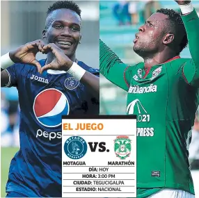  ??  ?? GOLEADORES. Rubilio Castillo y Yustin Arboleda llegan en gran momento al duelo de las emes.