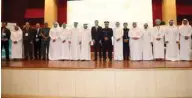  ??  ?? Officials of the Ministry of Transport and Communicat­ions, Mowasalat, General Directorat­e of Traffic, Ministry of Interior, National Traffic Safety Committee and Internatio­nal Road Transport Union at the opening of the conference yesterday.