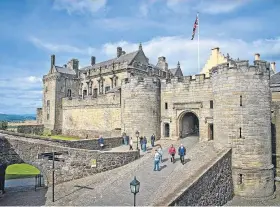  ??  ?? Stirling Castle, where Mary was crowned Queen of Scots