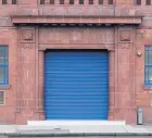  ??  ?? SHUTTeRS Down Ibrox was in lockdown after the clash was postponed on Friday