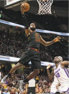  ?? Tony Dejak / Associated Press ?? Cleveland’s LeBron James will have the chance to show off when the Cavaliers face Golden State on Christmas.