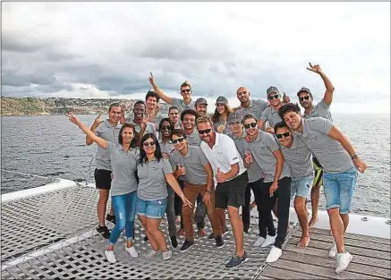  ??  ?? Le 16 septembre dernier, toute l’équipe de MeltOne Advisory était en séminaire à Palma de Majorque.