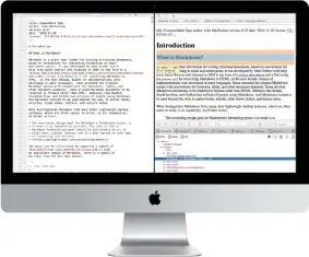  ??  ?? BBEdit is now a better macOS citizen, notably with its excellent support for Split View.