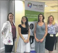  ??  ?? Time to
Talk Day encourages young people to engage with support services, aiming to break the taboo around mental health-related issues.
Picture taken pre-Covid restrictio­ns