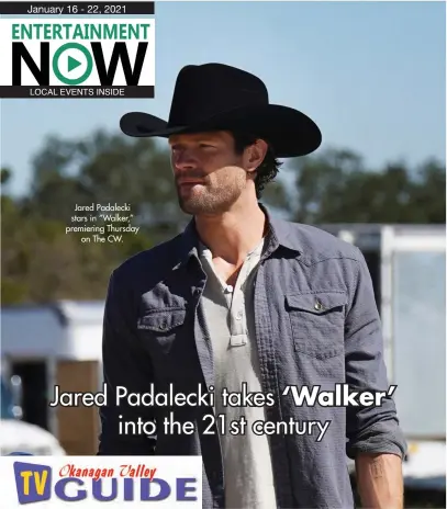  ??  ?? Jared Padalecki stars in “Walker,” premiering Thursday
on The CW.