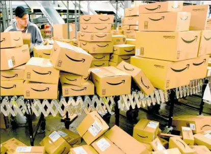  ?? Picture / Bloomberg ?? Retailers see the chance to use Amazon’s massive logistics chain to grow their customer base.