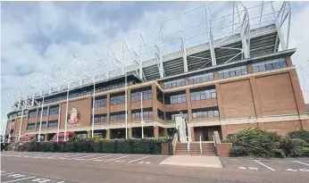  ??  ?? Sunderland’s Stadium of Light.