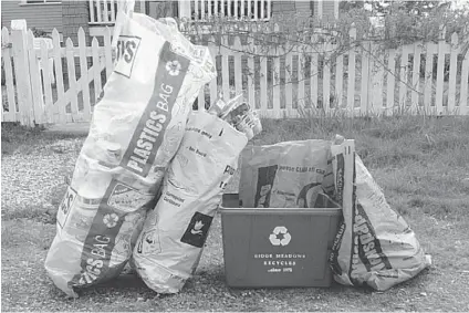  ??  ?? Local blue box recycling programs are working well, but the province has decided to turn recycling over to an industry group to shift responsibi­lity to producers. This is bad news, particular­ly for newspaper publishers, who will have to pay more.