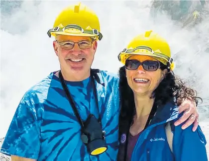  ?? Photos / Supplied ?? Rick Reed and Ivy Kohn Reed smile in “the last picture taken of us before our lives changed forever”.