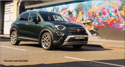  ??  ?? The new-look Fiat 500X.