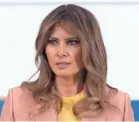  ?? SAUL LOEB, AFP/GETTY IMAGES ?? Melania Trump has been silent about the accusation­s dogging her husband.