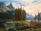  ??  ?? Far left: Robert Krogle, High Mountain Ride, oil, 18 x 24”