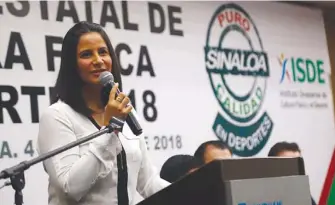  ?? Foto Cortesía Martín García Castillo ?? PAOLA Moncayo resaltó todos los logros en el 2018.