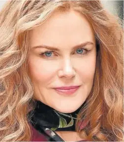  ??  ?? La actriz australian­a Nicole Kidman.