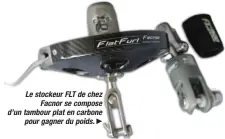  ??  ?? Le stockeur FLT de chez Facnor se compose d’un tambour plat en carbone pour gagner du poids.