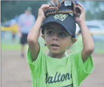  ?? BY KYLE ADAMS KADAMS@SARATOGIAN.COM @KASPORTSNE­WS ON TWITTER ?? Saratoga-Wilton Youth Baseball’s t-ballers played their first game of the year on July 11, 2020 at Wilton Town Gavin Park.