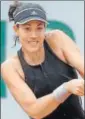  ?? AP ?? Spain's Garbine Muguruza won in straight sets.