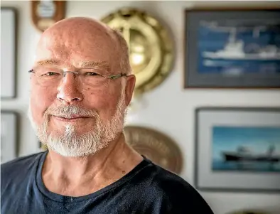  ??  ?? The late Andrew Leachman received the the New Zealand Antarctic Medal (NZAM) for services to New Zealand’s Antarctic maritime capabiliti­es and scientific research.