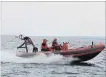  ?? SPECIAL TO THE ST. CATHARINES STANDARD ?? The Grimsby Auxiliary Marine Rescue Unit — GAMRU — still needs a new rescue boat.