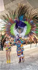  ?? Atuendos. Tomás Baños ?? Los danzantes mostraron arte con sus