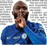  ?? GETTY IMAGES ?? Shush!: Romelu Lukaku has told his agent to keep quiet
