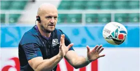  ??  ?? Weather alert: Gregor Townsend’s Scotland could be eliminated without playing