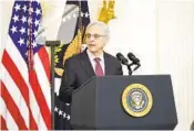  ?? ANDREW HARNIK AP ?? Attorney General Merrick Garland appears to be ramping up the pace of his probe of the Capitol riot.