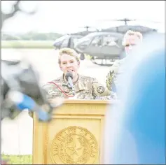  ??  ?? Norris addresses members of the media in Austin. — AFP photos