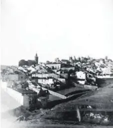  ?? ?? Cáceres, desde la carretera de Trujillo. Hacia el año 1900.