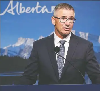  ?? GAVIN YOUNG/POSTMEDIA NEWS FILES ?? Alberta Finance Minister Travis Toews made clear this week that a balanced budget matters more to him than diversifyi­ng the economy away from oil, says Kevin Carmichael.