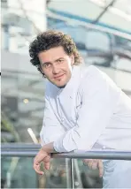  ??  ?? Two Michelinst­arred Italian chef Stefano Baiocco.
