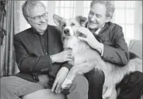  ??  ?? By Robert Hanashiro, USA TODAY Old dogs: Director Lawrence Kasdan, left, and actor Kevin Kline team up again for Darling Companion, opening Friday in select cities. They’re joined by canine costar Kasey.