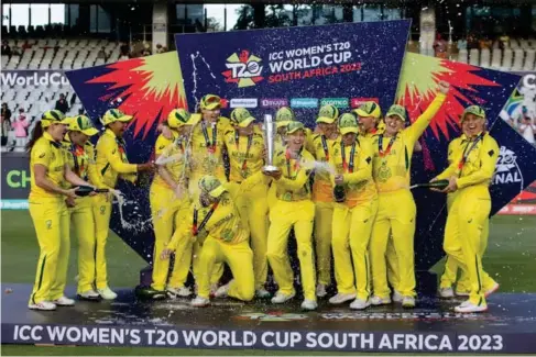  ?? (AP) ?? Australia’ s cricket team have already won the T 20 World Cup in 2023 and will head to England for the Ashes