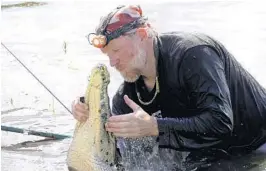  ??  ?? “She may be looking for a mate,” says wildlife officer Mark Parry. He has now rounded up the croc twice and will relocate her again. “It doesn’t mean she’ll stay there,” he says.