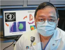  ??  ?? Dr. James J. Xia is a facial reconstruc­tion surgeon researchin­g how to use 3D technology to design customizab­le breast implants for patients.