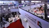  ?? — Supplied photo ?? More than 3,000 people visited the UAE pavilion during the fiveday event of Hannover Messe in Germany.