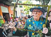  ?? AFP ?? A reveler impersonat­ing Dutch painter Vincent van Gogh in a parade at the Engenho de Dentro neighbourh­ood in the suburbs of Rio de Janeiro, Brazil on Thursday.