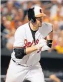  ?? CAITLIN FAW/BALTIMORE SUN ?? Matt Wieters, a four-time All-Star catcher with the Orioles, is among several power-hitting free agents who have yet to find a team for the 2017 season.