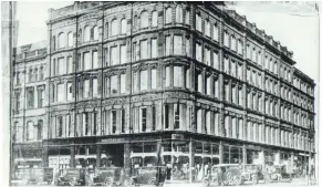  ??  ?? The Anderson and McAuley department store as it looked back in 1927