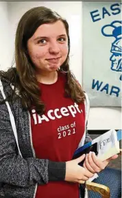  ??  ?? ‘I’m glad I went through it because it changed how I view happiness,’ said Faircloth, 17, who was homeless for a couple of years. — TNS