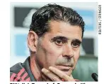  ??  ?? Plötzlich Teamchef: Fernando Hierro coacht die Spanier bei der WM