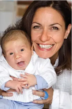  ??  ?? Mother’s love: Julia Bradbury with son Zephyr, now four