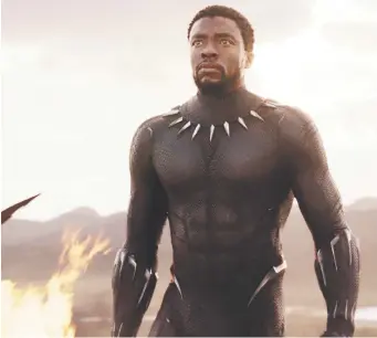  ??  ?? La vision de Black Panther (Chadwick Boseman) pour son royaume n’est pas partagée par tous. - Gracieuset­é